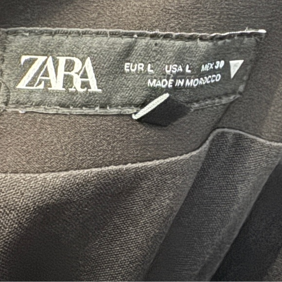 ZARA Black Bustier Midi Dress | Size L - Picture 4 of 7